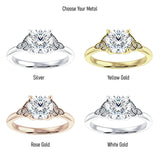 IGI Certified Round 1 Carat Lab Grown Diamond Trinity Ring