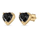 Heart Stud Earrings