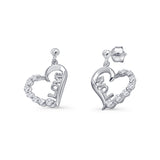 Love Stud Earrings