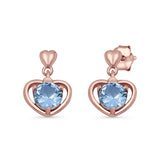 Heart Stud Earrings