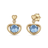 Heart Stud Earrings