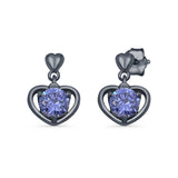 Heart Stud Earrings