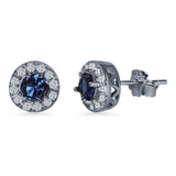 Round Stud Earrings