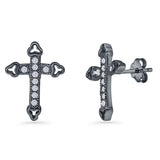 Cross Stud Earrings