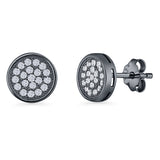 Round Stud Earrings