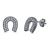Horseshoe Stud Earrings