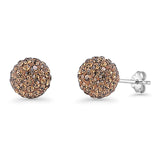 Full Ball Stud Earring