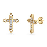 Cross Stud Earrings