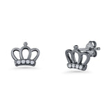 Princess Crown Stud Earring