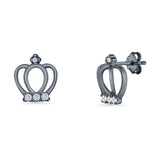 Crown Stud Earrings