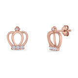 Crown Stud Earrings