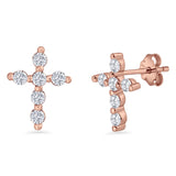 Cross Stud Earring