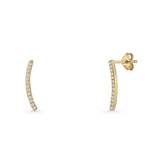 Bar Stud Earrings