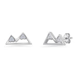 Mountain Stud Earrings