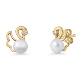 Duck Stud Earrings