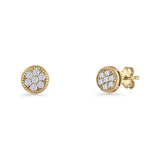 Round Stud Earring