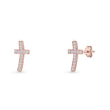Cross Stud Earrings