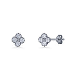 Clover Flower Stud Earrings