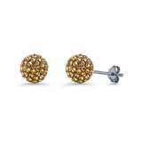 Full Ball Stud Earrings