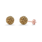 Full Ball Stud Earrings