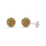 Full Ball Stud Earrings
