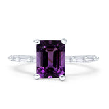 Art Deco Emerald Cut Ring