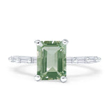Art Deco Emerald Cut Ring