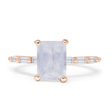 Art Deco Emerald Cut Ring