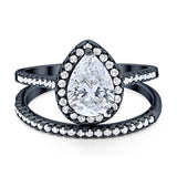 Pear Teardrop Ring