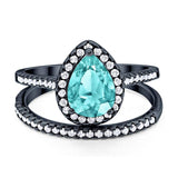 Pear Teardrop Ring
