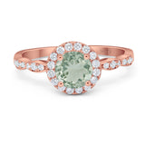 Art Deco Halo Engagement Ring