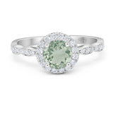 Art Deco Halo Engagement Ring