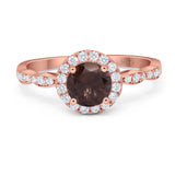 Art Deco Halo Engagement Ring
