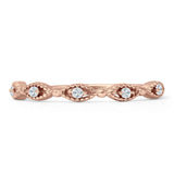 Half Eternity Marquise Ring