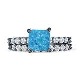 Princess Cut CZ Stackable Ring
