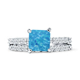 Princess Cut CZ Stackable Ring