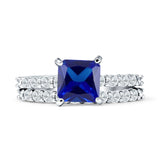 Princess Cut CZ Stackable Ring