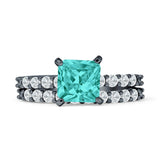 Princess Cut CZ Stackable Ring
