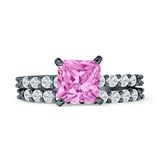 Princess Cut CZ Stackable Ring