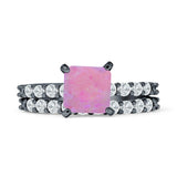Princess Cut CZ Stackable Ring
