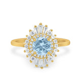 Floral Art Deco Cocktail Ring