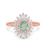 Floral Art Deco Cocktail Ring