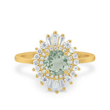 Floral Art Deco Cocktail Ring