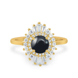 Floral Art Deco Cocktail Ring