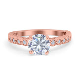 Vintage Style Round Natural Stone Ring