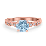 Vintage Style Round Natural Stone Ring