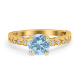 Vintage Style Round Natural Stone Ring