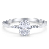 Vintage Style Oval Natural Stone Ring