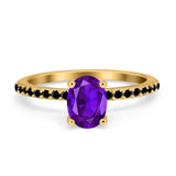 Art Deco Oval Natural Stone Wedding Ring