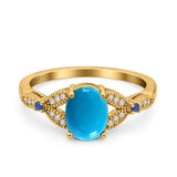 Oval Natural Stone Leaf Design Beaded Ring